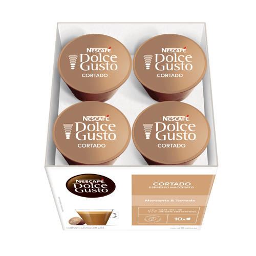 NESCAFÉ® DOLCE GUSTO Cortado Espresso Machiatto 10 cápsulas