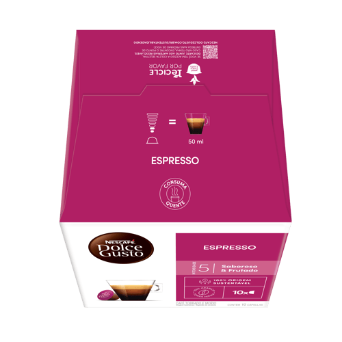 NESCAFÉ® DOLCE GUSTO Espresso 10 cápsulas NESCAFÉ® DOLCE GUSTO Espresso 10 cápsulas