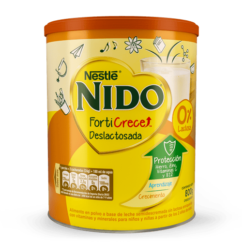 NIDO® Forticrece Deslactosada 800g NIDO® Forticrece Deslactosada 800g