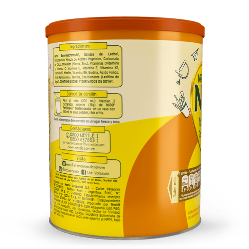NIDO® Forticrece Deslactosada 800g NIDO® Forticrece Deslactosada 800g