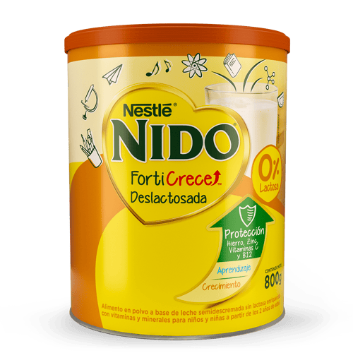 NIDO® Forticrece Deslactosada 800g