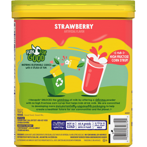 Nestlé® Nesquik® bebida en polvo sabor a Fresa 532g