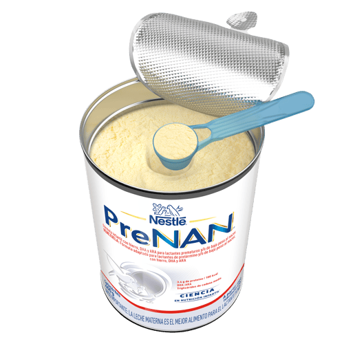 PRENAN® fórmula adaptada para lactantes de pretérmino y/o de bajo peso al nacer, con hierro, DHA y ARA