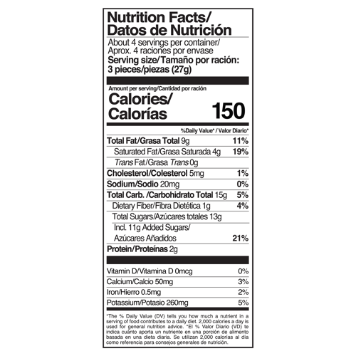 TORONTO® NEVADO Avellana con doble cobertura de chocolates con leche y blanco Bolsa 125g