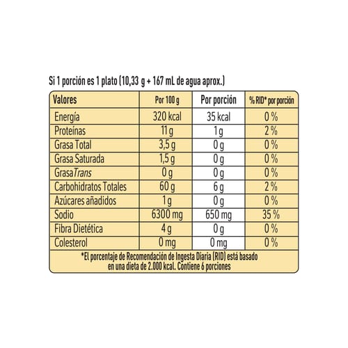 MAGGI Sopa de Pollo con Estrellitas Display de 12 Unidades de 62g
