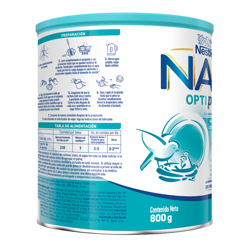 Alimento lácteo NAN® OPTIPRO 3 5 HMO de 800g