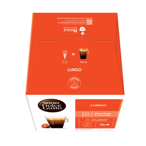 NESCAFÉ® Dolce Gusto® Lungo 10 cápsulas