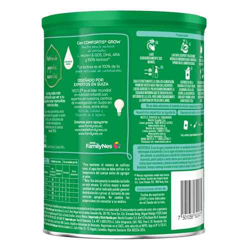 FÓRMULA INFANTIL NESTOGENO 1 DE 400g