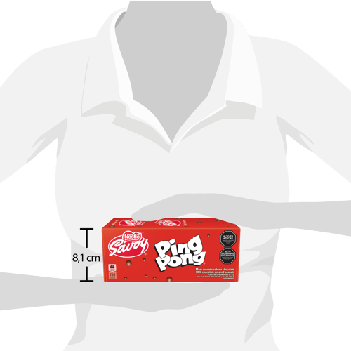 Ping Pong® Display de 16 Unidades de 30 gramos