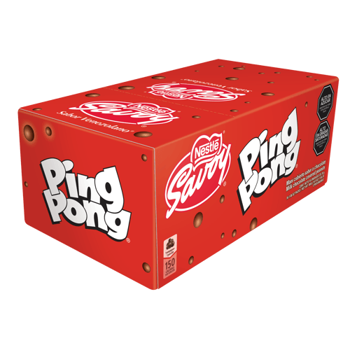 Ping Pong® Display de 16 Unidades de 30 gramos