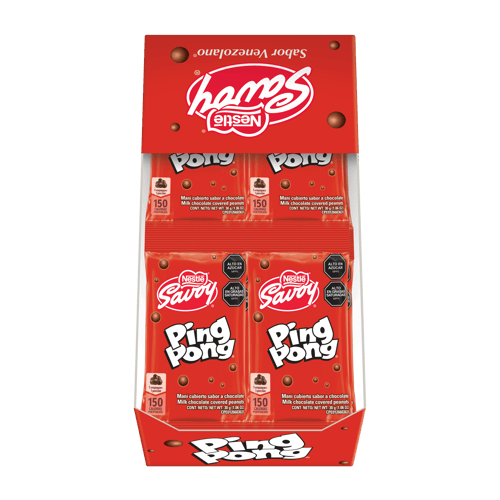 Ping Pong® Display de 16 Unidades de 30 gramos