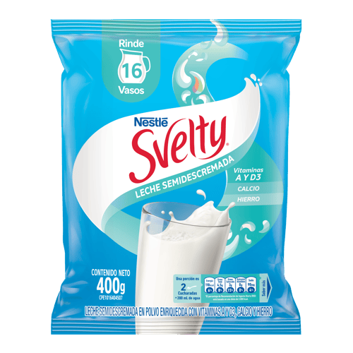 SVELTY® Leche Semidescremada en Polvo 400 g