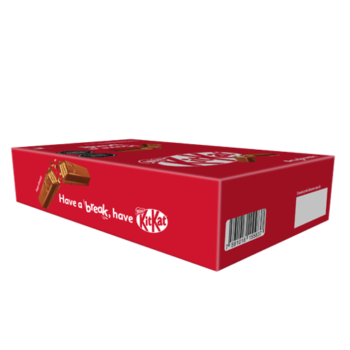 KITKAT ® Oblea Dulce Rellena con Cacao Recubierta con Chocolate con Leche Display 12 Unidades de 41,5 g