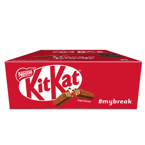 KITKAT ® Oblea Dulce Rellena con Cacao Recubierta con Chocolate con Leche Display 12 Unidades de 41,5 g