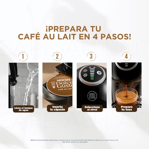 NDG CAFE AU LAIT 10Caps 6x100g XR