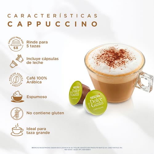 NDG CAPPUCCINO 10Caps 6x117.5g XR