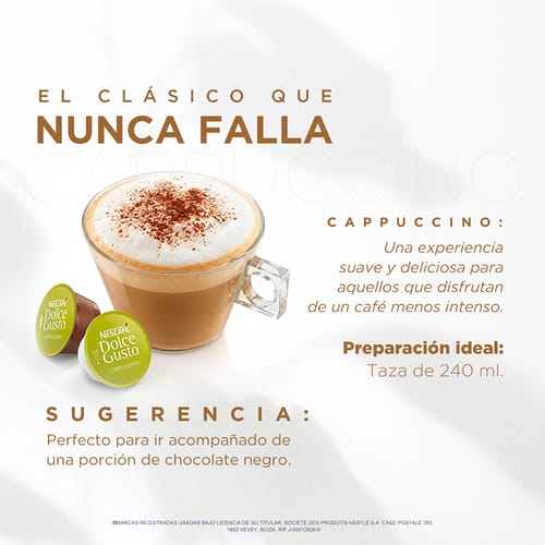 NDG CAPPUCCINO 10Caps 6x117.5g XR