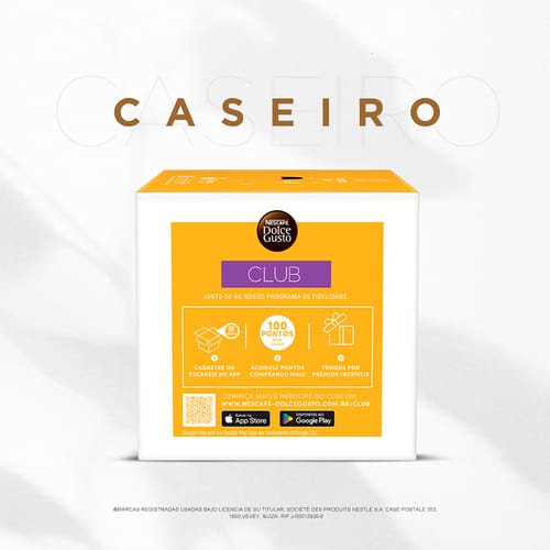 NESCAFÉ® DOLCE GUSTO Caseiro DISPLAY de 10 cápsulas