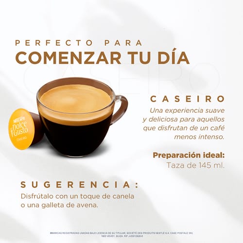 NESCAFÉ® DOLCE GUSTO Caseiro DISPLAY de 10 cápsulas