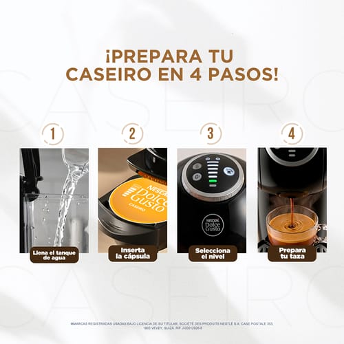NESCAFÉ® DOLCE GUSTO Caseiro DISPLAY de 10 cápsulas