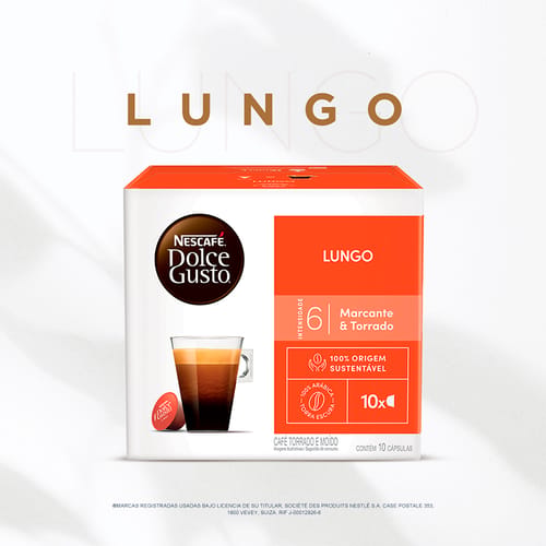 NESCAFÉ® Dolce Gusto® Lungo 10 cápsulas