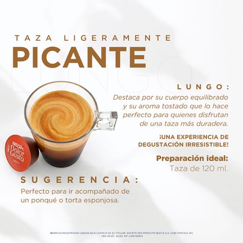 NESCAFÉ® Dolce Gusto® Lungo 10 cápsulas