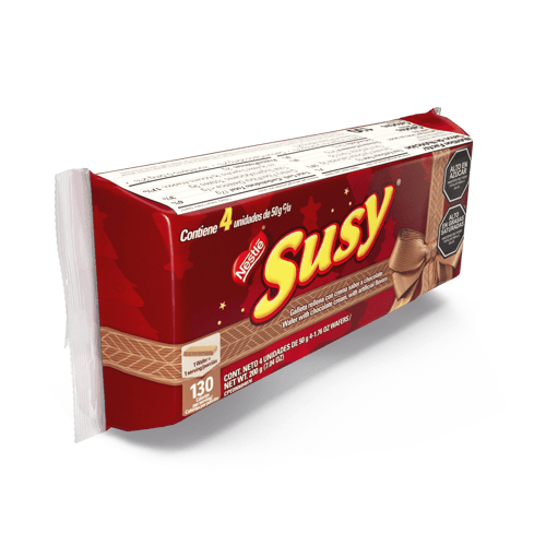 SUSY® Maxi Galleta Rellena de Crema Sabor a Chocolate Multipack 200 g