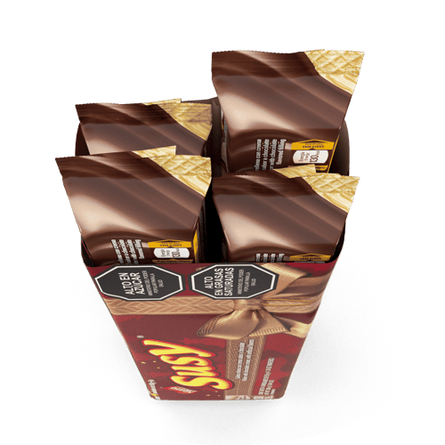 SUSY® Maxi Galleta Rellena de Crema Sabor a Chocolate Multipack 200 g