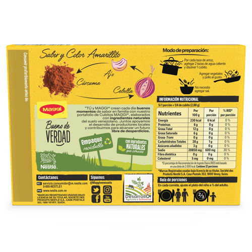 MAGGI Cubito Arroz 92g
