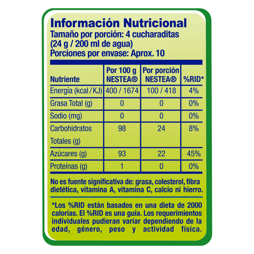 NESTEA® Limón Bebida en Polvo Sobre 240 g