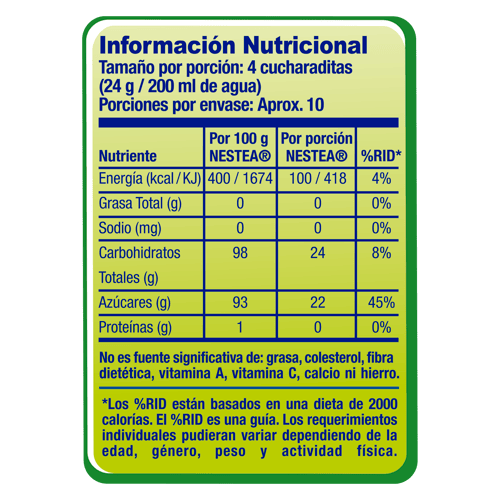 NESTEA® Limón Bebida en Polvo Sobre 240 g