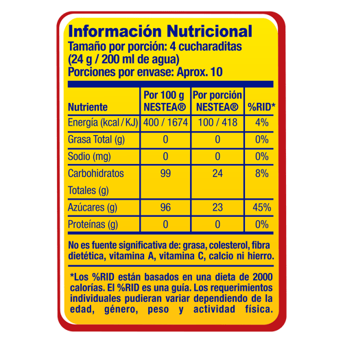 NESTEA® Durazno Bebida en Polvo Sobre 240 g