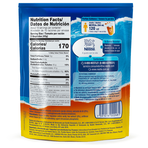 NESTEA® Durazno Bebida en Polvo Bolsa 450 g