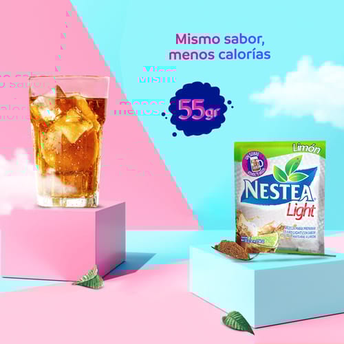 NESTEA® Limón Light Bebida en Polvo Display 10 Sobres de 55 g