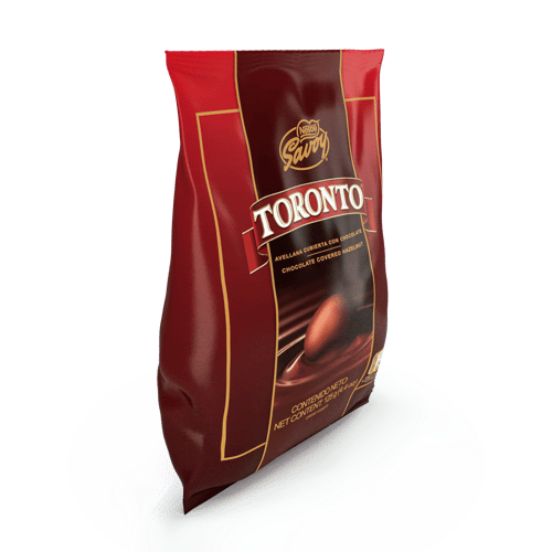 TORONTO®  Avellanas Cubiertas con Chocolate Bolsa 125 g