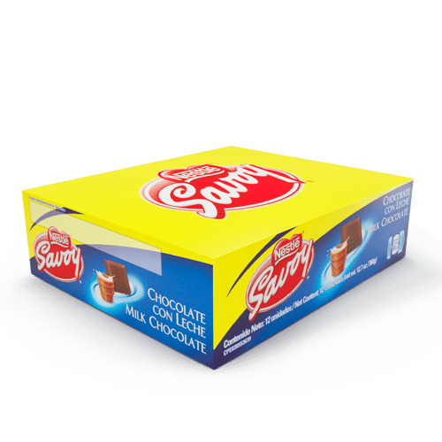 SAVOY® Chocolate con Leche Display 12 Unidades de 30 g