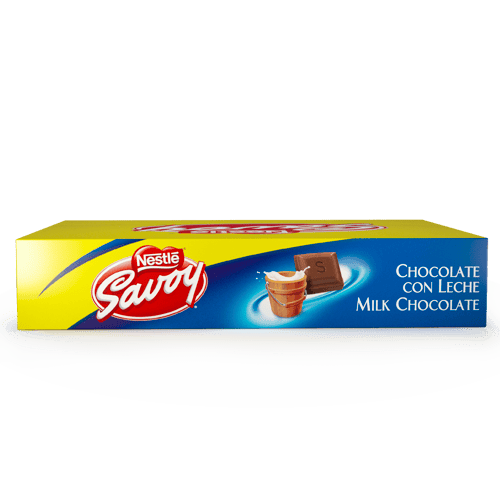 SAVOY® Chocolate con Leche Display 9 Unidades de 70 g