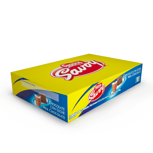 SAVOY® Chocolate con Leche Display 9 Unidades de 70 g
