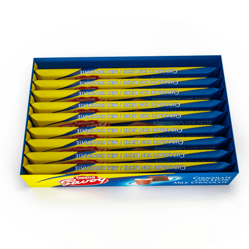 SAVOY® Chocolate con Leche Display 9 Unidades de 70 g SAVOY® Chocolate con Leche Display 9 Unidades de 70 g