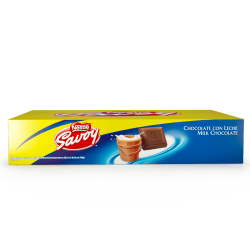 SAVOY® Chocolate con Leche Display 9 Unidades de 70 g