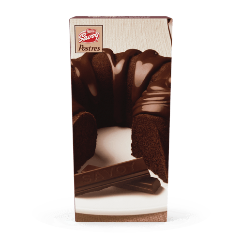 SAVOY® Chocolate de Postres 55% Cacao Display 4 Unidades de 200 g