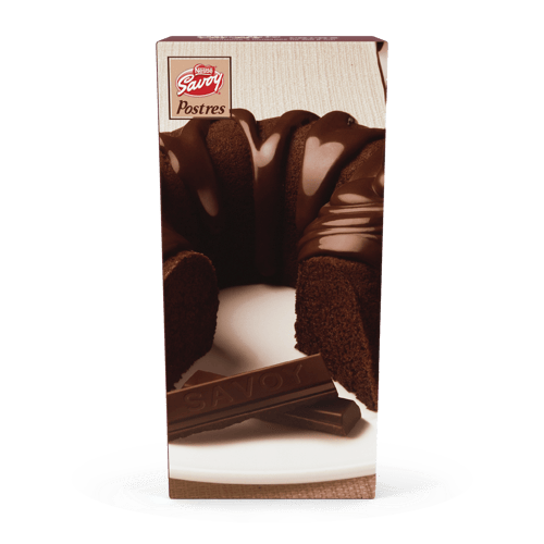 SAVOY® Chocolate de Postres 55% Cacao Display 4 Unidades de 200 g