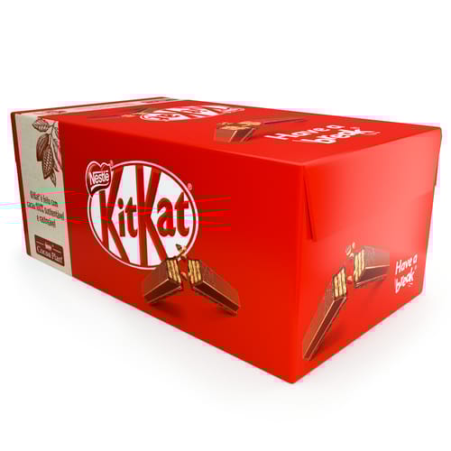 KIT KAT® Oblea Dulce Rellena con Cacao Recubirta con Chocolate con Leche Display 24 Unidades de 41,5 g
