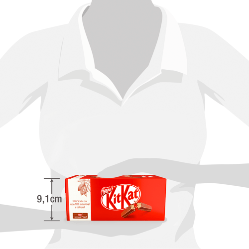 KIT KAT® Oblea Dulce Rellena con Cacao Recubirta con Chocolate con Leche Display 24 Unidades de 41,5 g