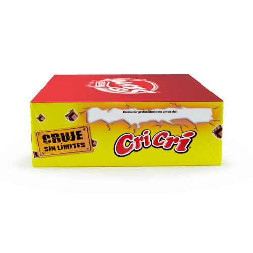 CRI CRI® Chocolate con Leche y Tostaditas de Arroz Display 12 Unidades de 27 g