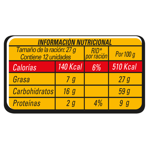 CRI CRI® Chocolate con Leche y Tostaditas de Arroz Display 12 Unidades de 27 g