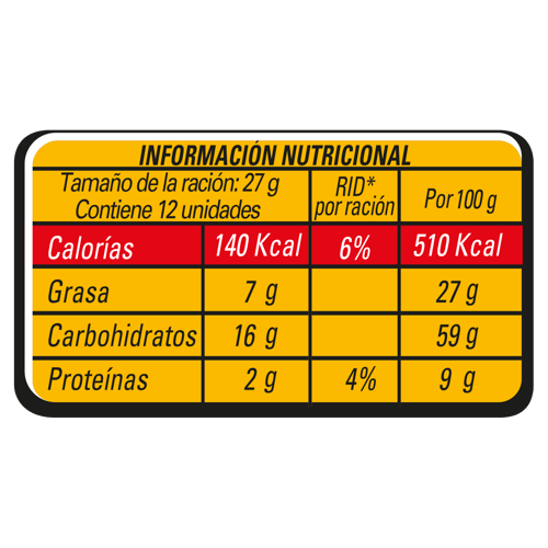 CRI CRI® Chocolate con Leche y Tostaditas de Arroz Display 12 Unidades de 27 g CRI CRI® Chocolate con Leche y Tostaditas de Arroz Display 12 Unidades de 27 g