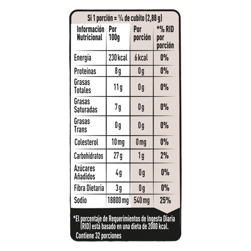 MAGGI® Caldo de Pollo Deshidratado 8 Cubitos