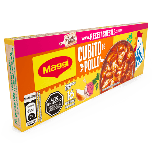 MAGGI® Caldo de Pollo Deshidratado 16 Cubitos