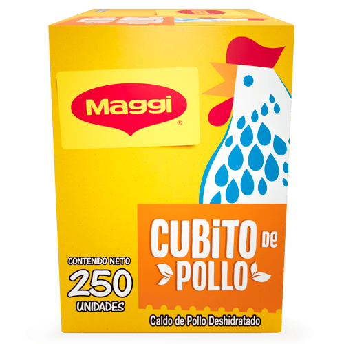 MAGGI® Caldo de Pollo Deshidratado 250 Cubitos